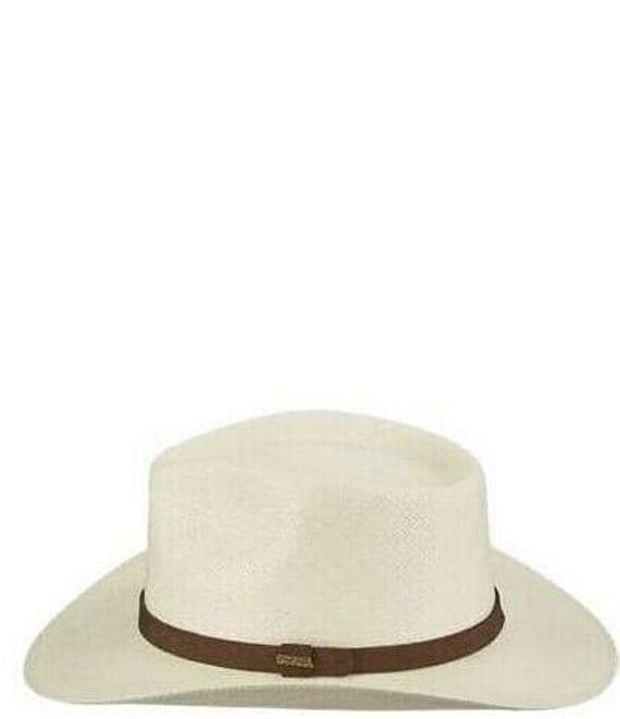 Dorfman Milano Scala Genuine Panama Straw Albuquerque Outback 3#double; Brim Hat Product Image