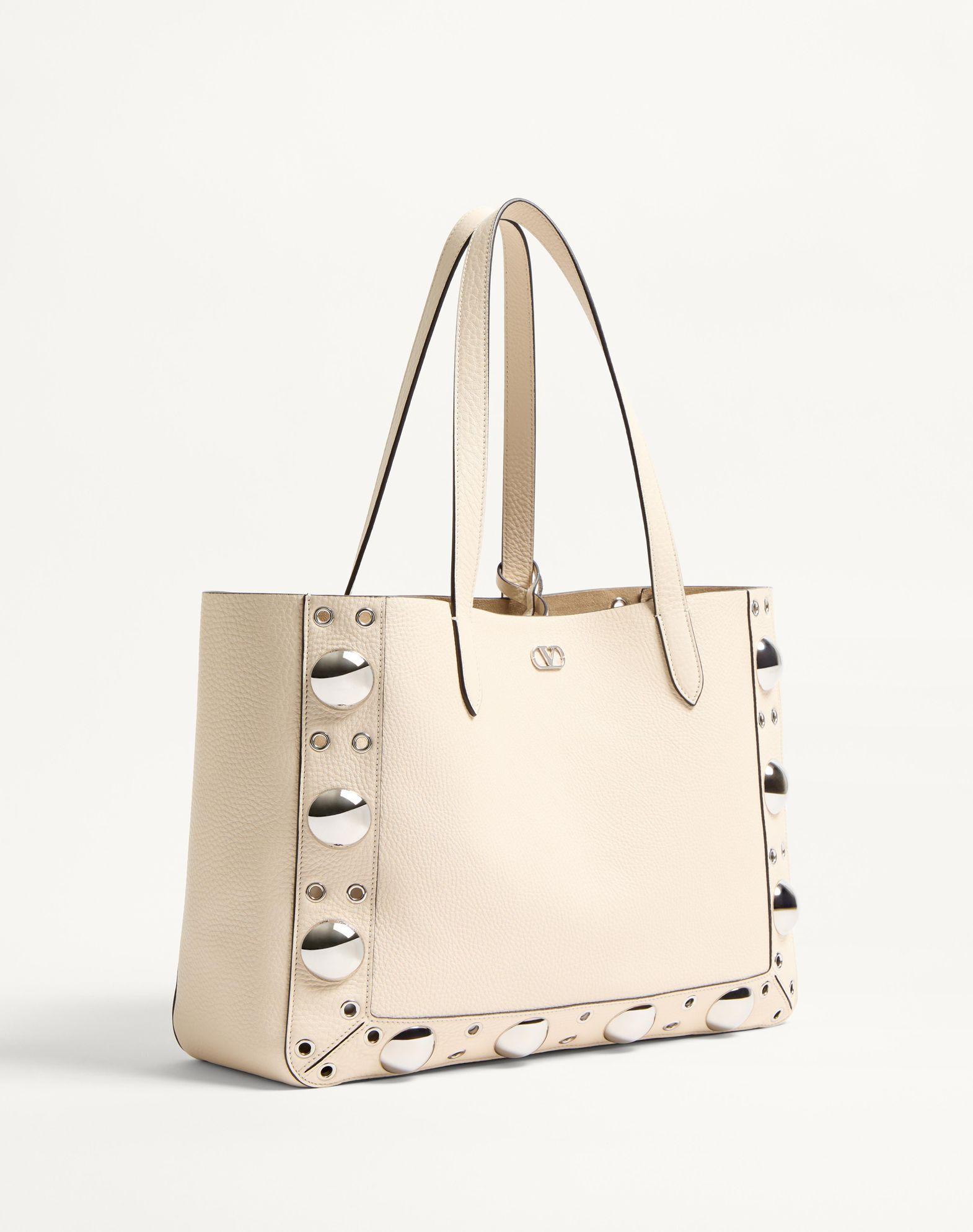 Valentino Garavani Nellcôte Medium Shopping Bag In Grainy Calfskin Product Image