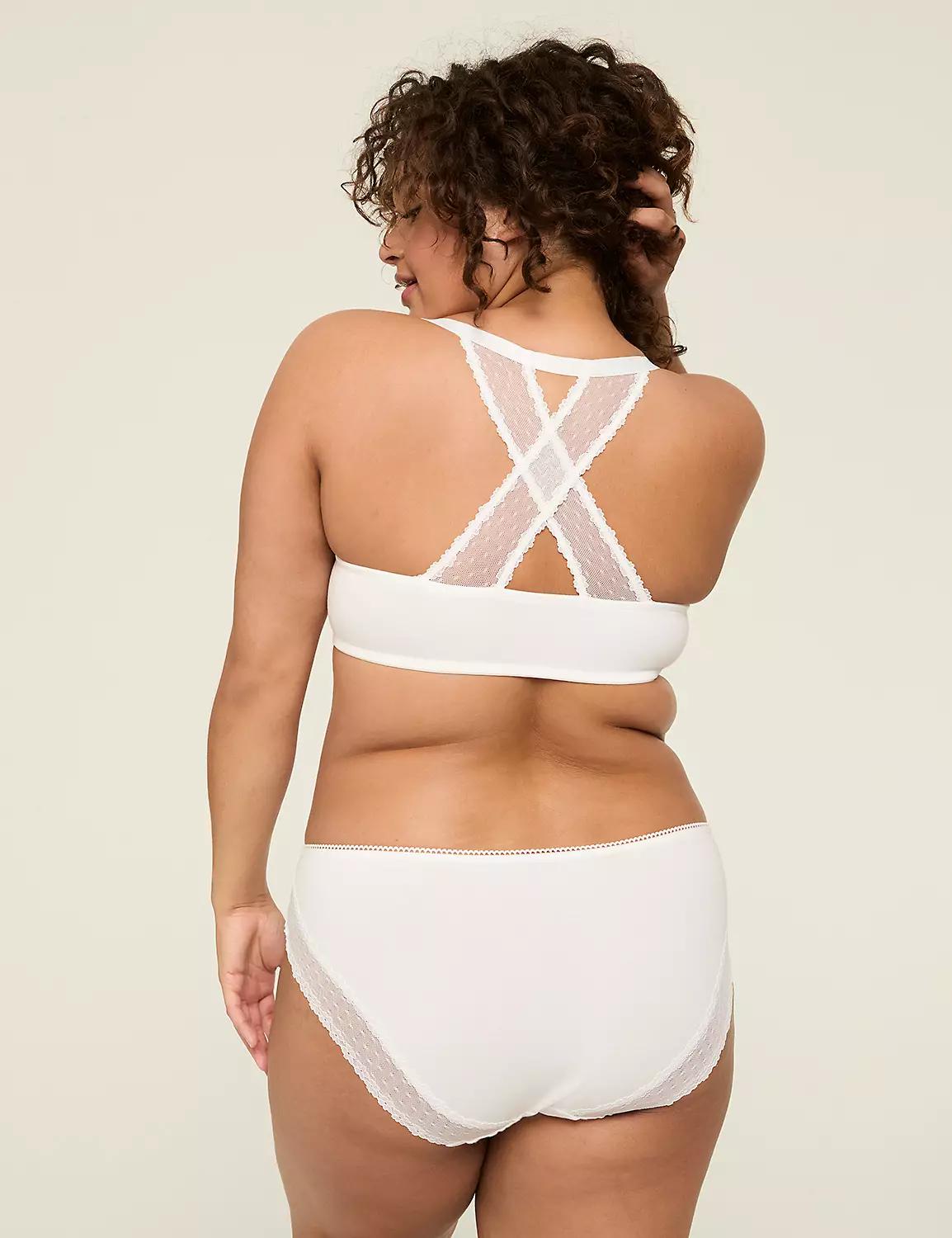 Front-Close Cotton Boost Plunge Bra Product Image