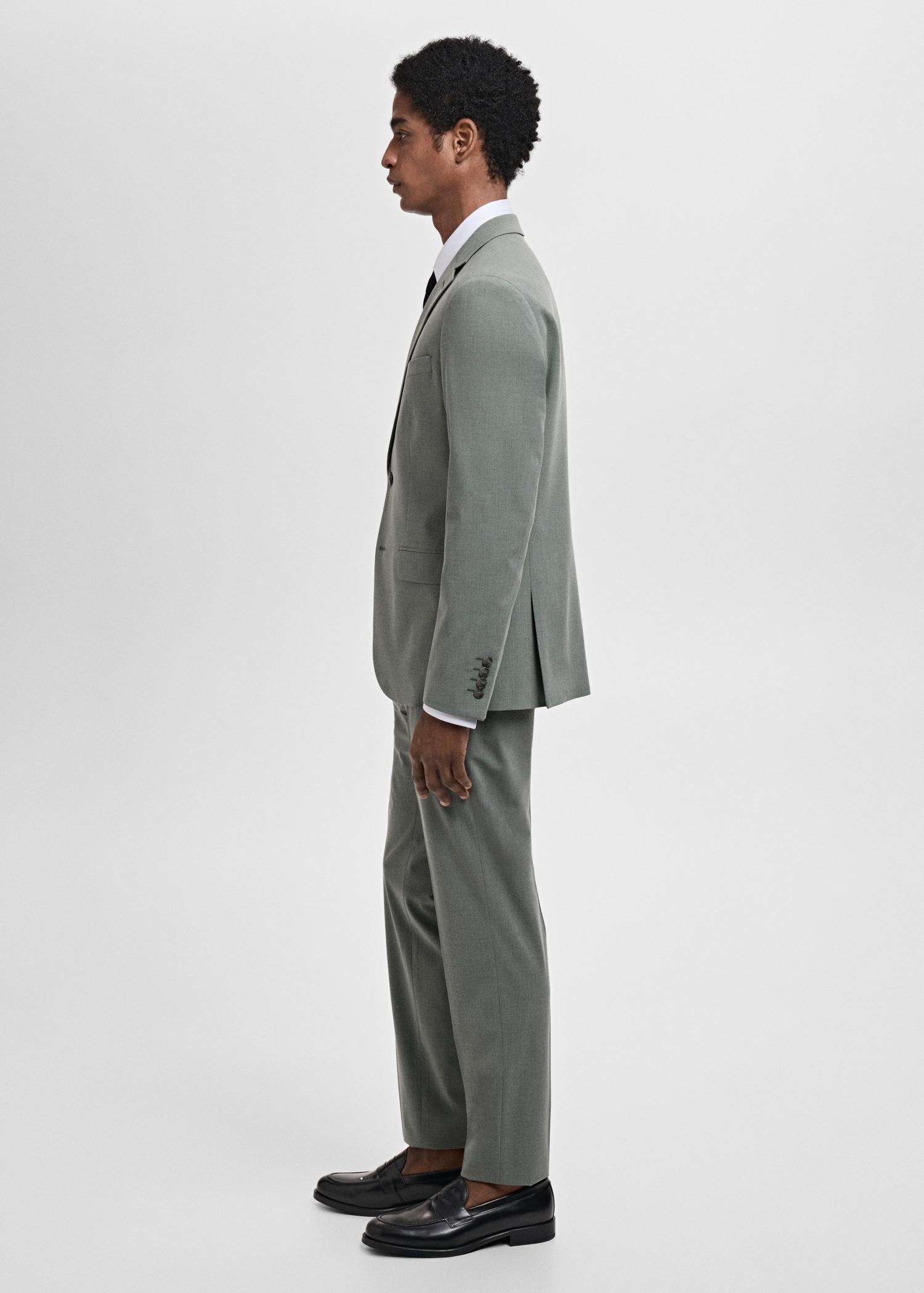 Stretch fabric super slim-fit suit trousers - Men | MANGO USA Product Image