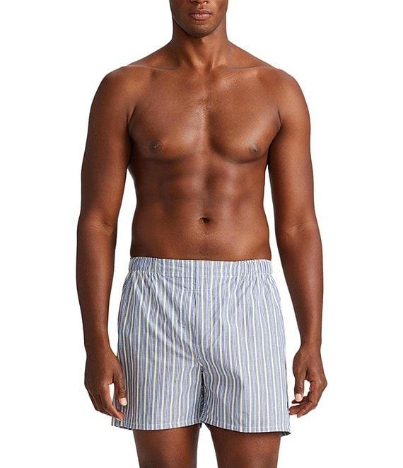 Polo Ralph Lauren Big & Tall Classic-Fit Cotton Woven Assorted Boxers 3-Pack Product Image