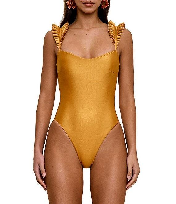 Andrea Iyamah Tisi Detachable Crossover Back Strap One Piece Swimsuit Product Image