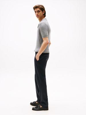 Stretch-Oxford Straight Dress Pant Product Image