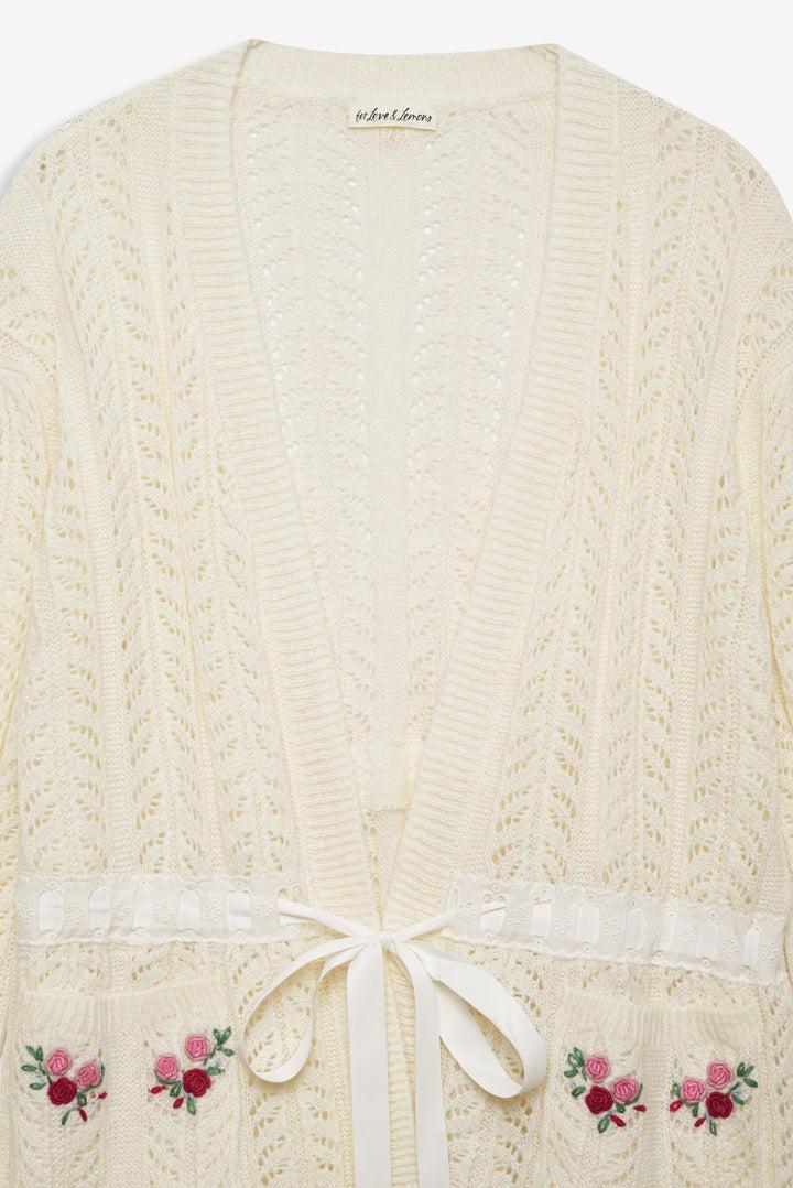 Nathalie Cardigan — White Product Image