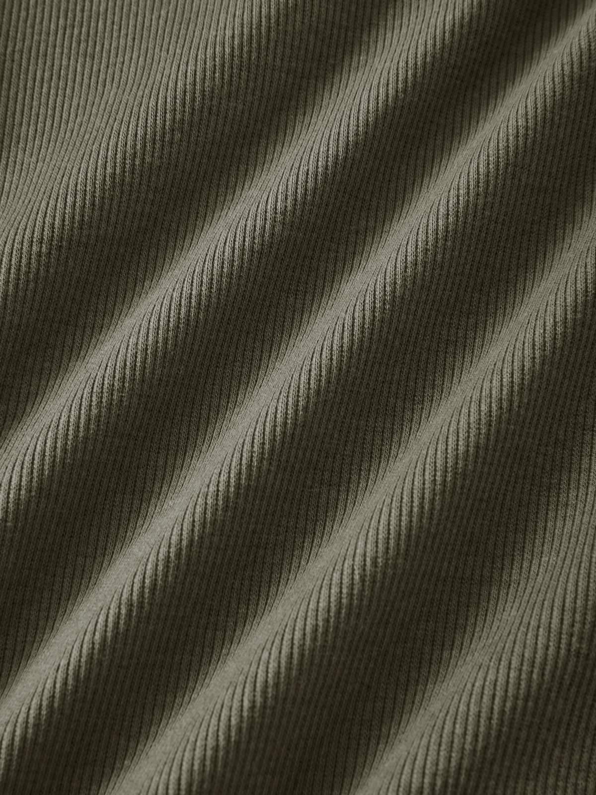 Lace Trim Black Long Sleeve Knit Top Product Image