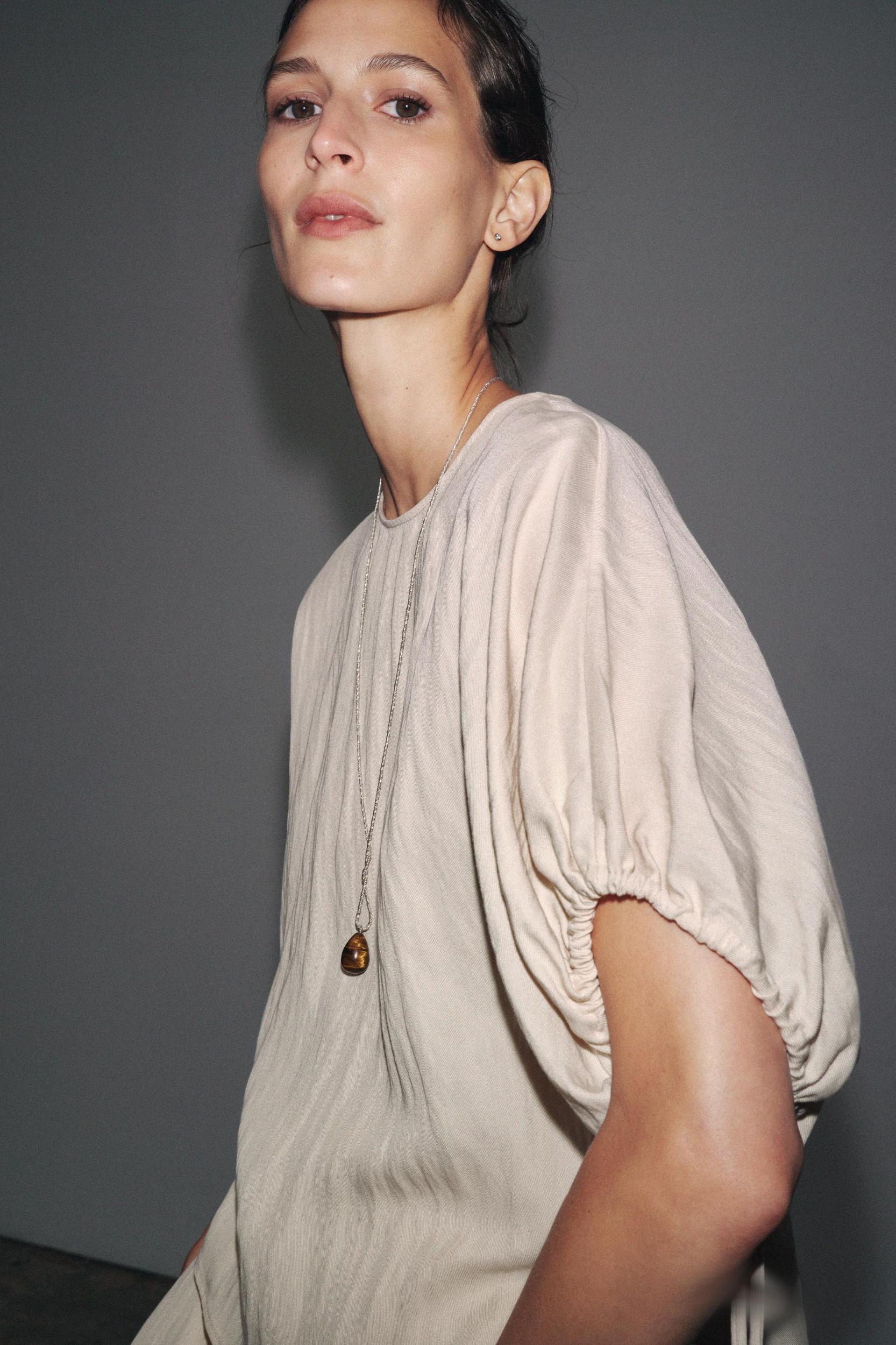 ZW COLLECTION PUFF SLEEVE BLOUSE Product Image