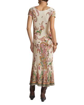 Printed Square Neck Midi Dress Product Image