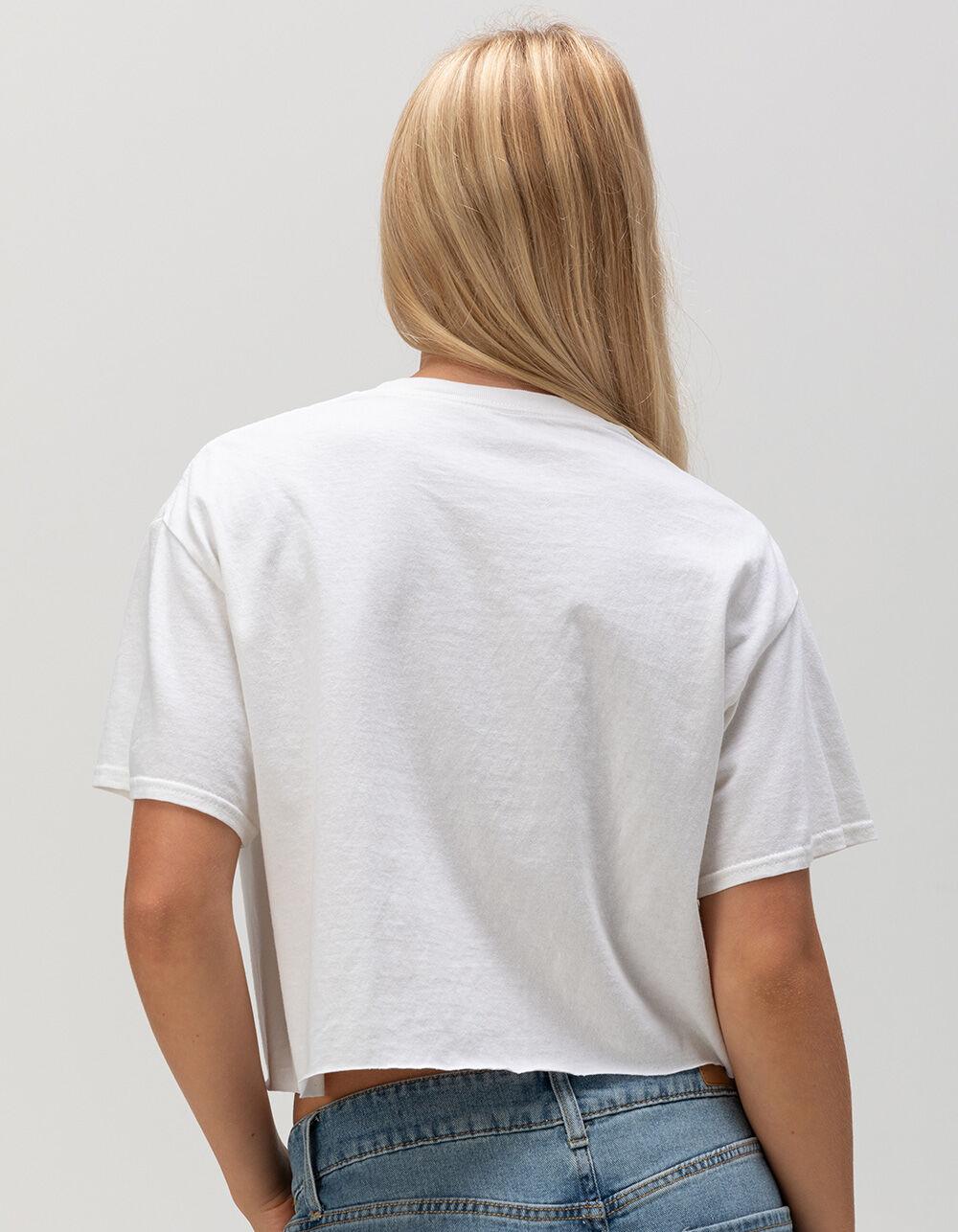RSQ Womens Paris 24 Crop Tee - CREAM Product Image