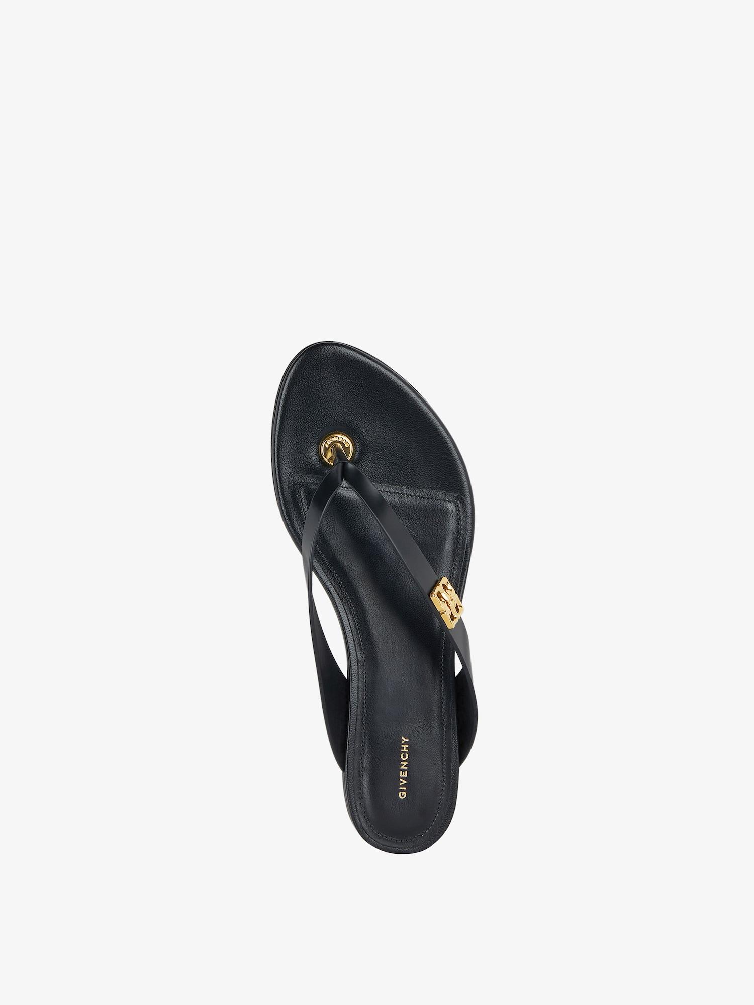 Tong sandals 4G Liquid in leather Product Image