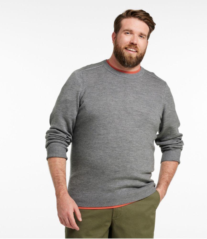 Men's Essential Merino Sweater, Crewneck Product Image