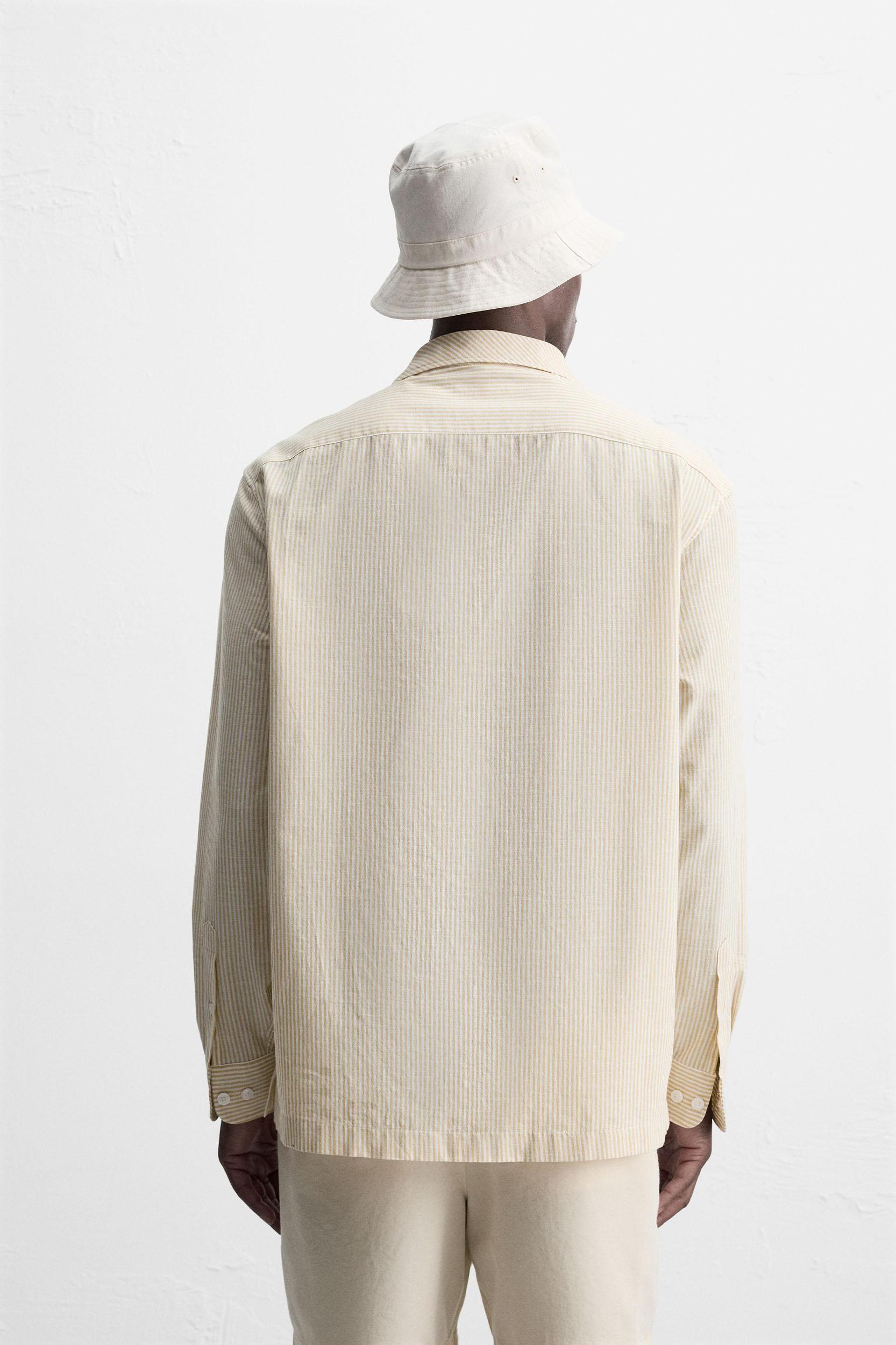 STRIPED OVERSHIRT Product Image