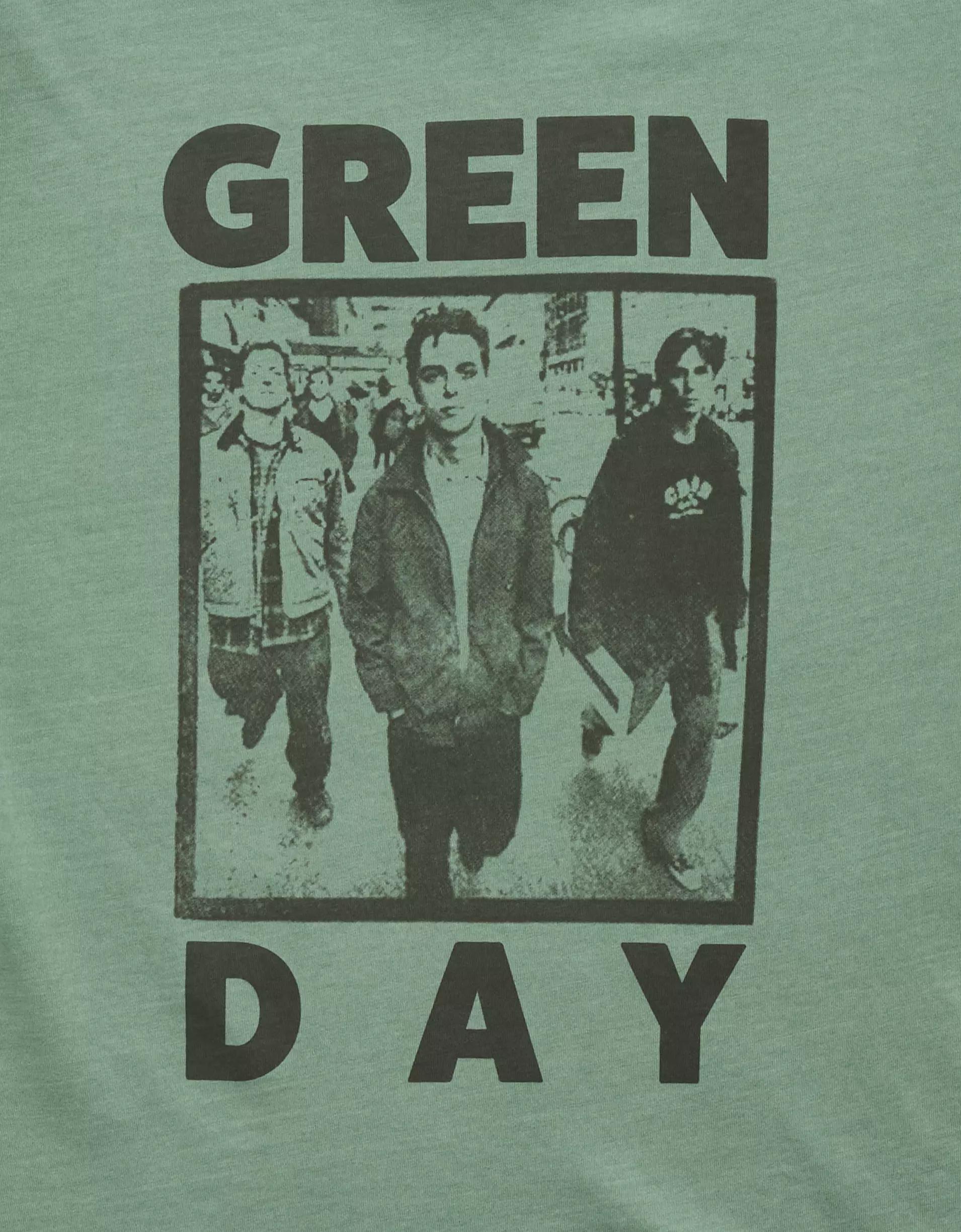 AE Oversized Green Day Graphic T-Shirt Product Image
