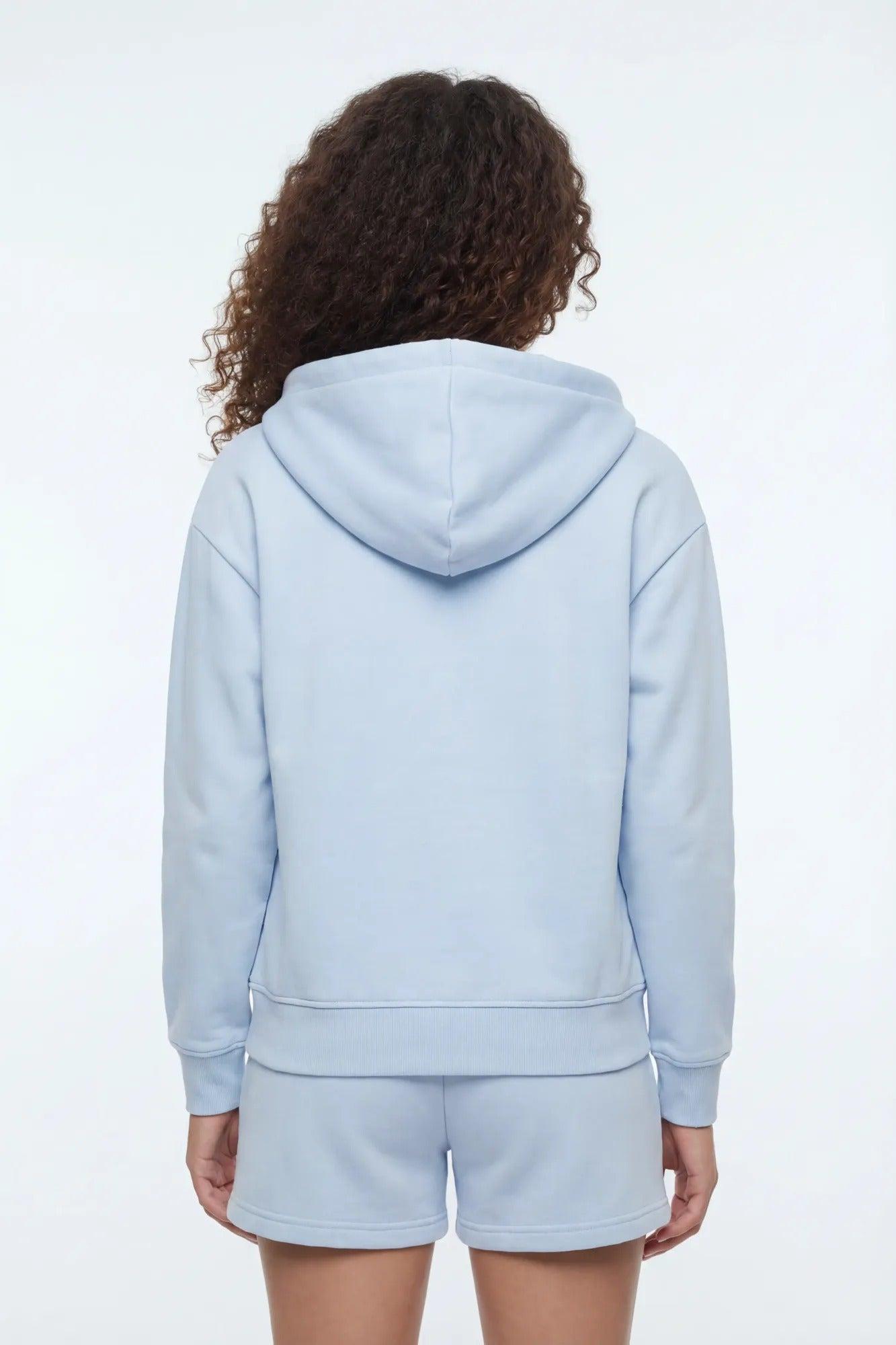 Fleece Zip-Up Hoodie Female Product Image