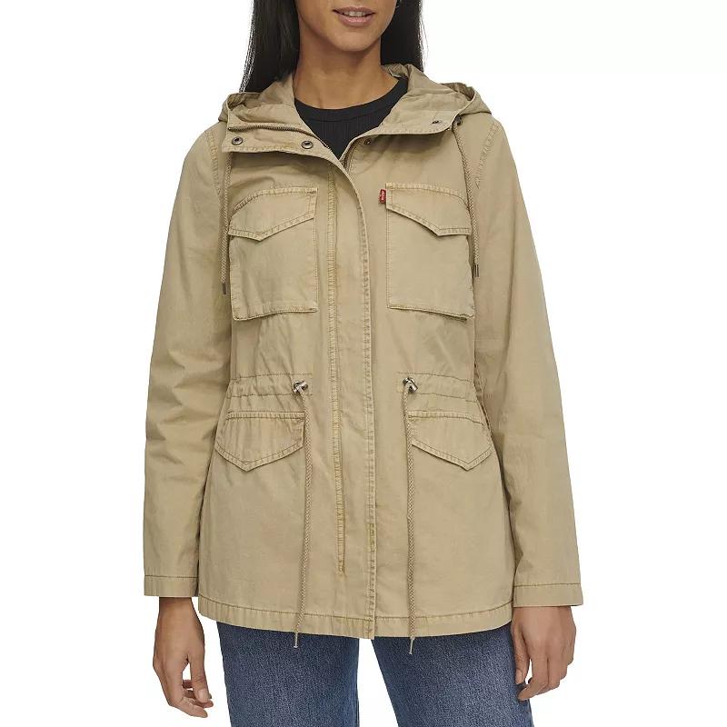 Women's Levi's® Lightweight Hooded Anorak Military Jacket,  Product Image