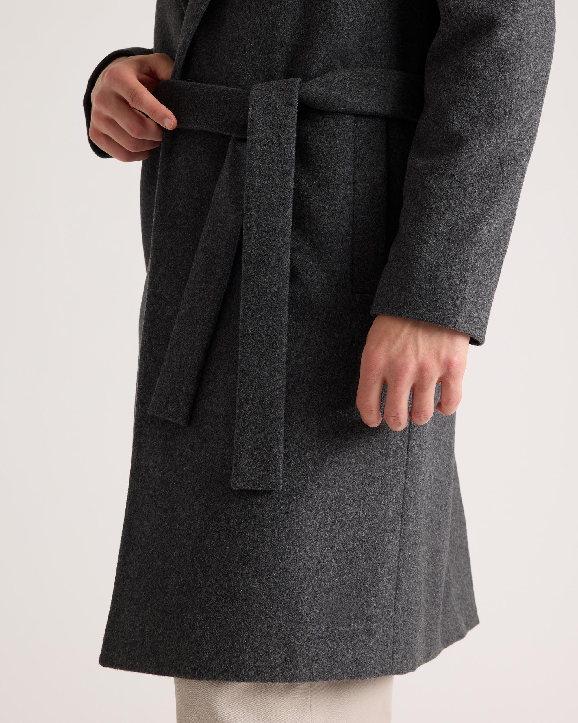 Quince | Men's Italian Wool Belted Overcoat Size XL, Wool/Nylon Product Image