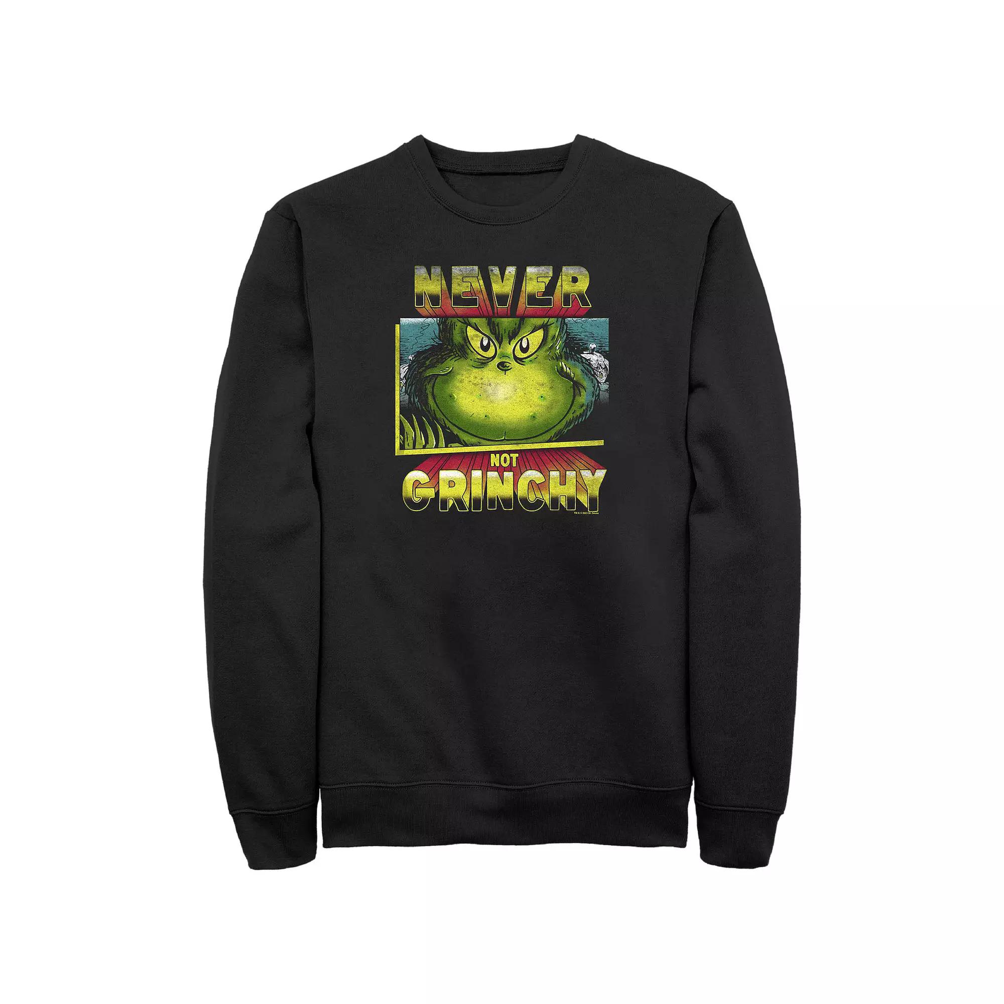 Big & Tall Dr. Seuss Never Not Grinchy Graphic Fleece, Men's,  Product Image