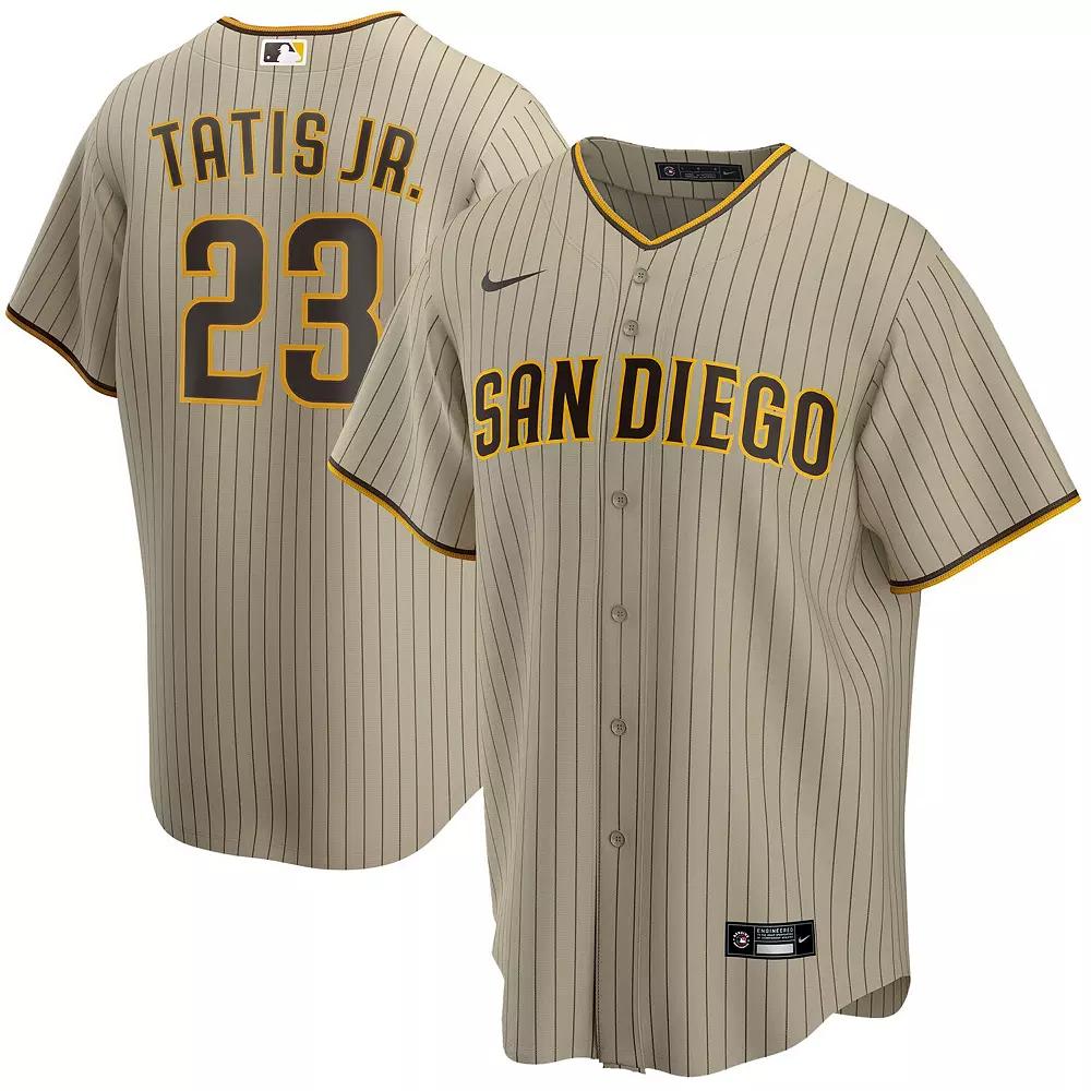 Men's Nike Fernando Tatis Jr. Tan San Diego Padres Alternate Replica Player Jersey,  Product Image