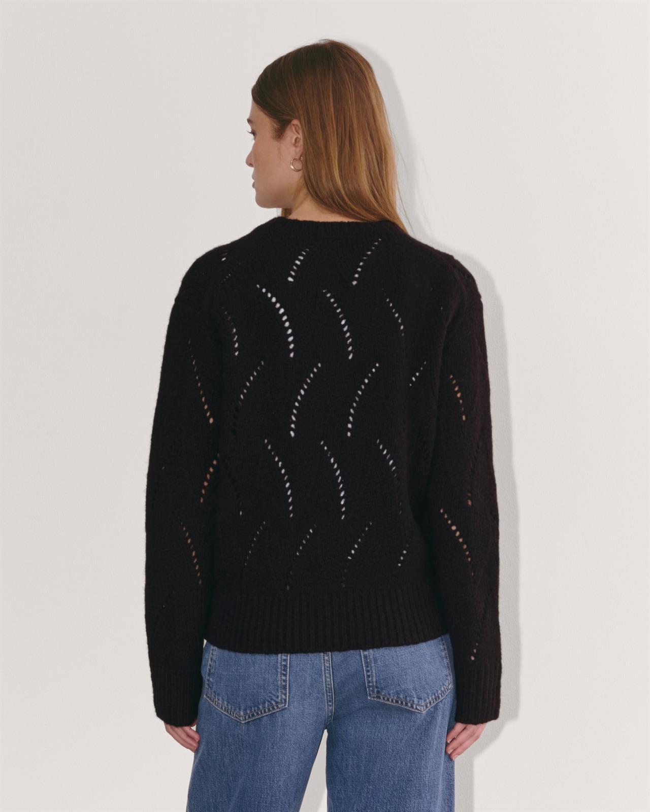 Womens Pointelle Sweater in Cloud by Everlane Product Image