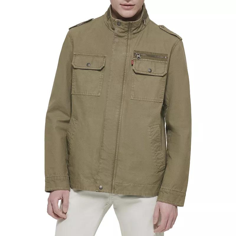 Men's Levi's® Unfilled Cotton Military Jacket, Size: Small, Grey Product Image