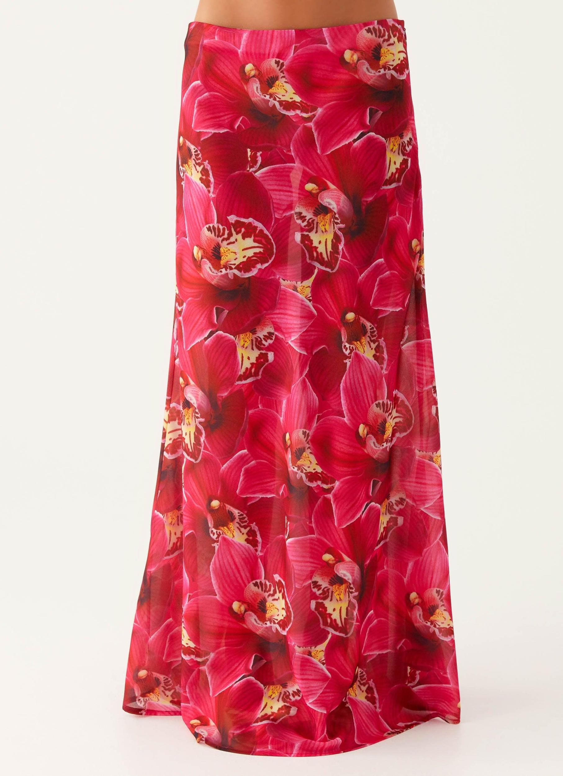 Ashley Maxi Skirt - Orchid Pink Product Image