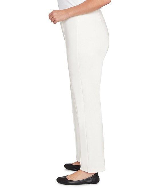 Ruby Rd. Plus Size Ponte Knit Pintuck Pull-On Pants Product Image