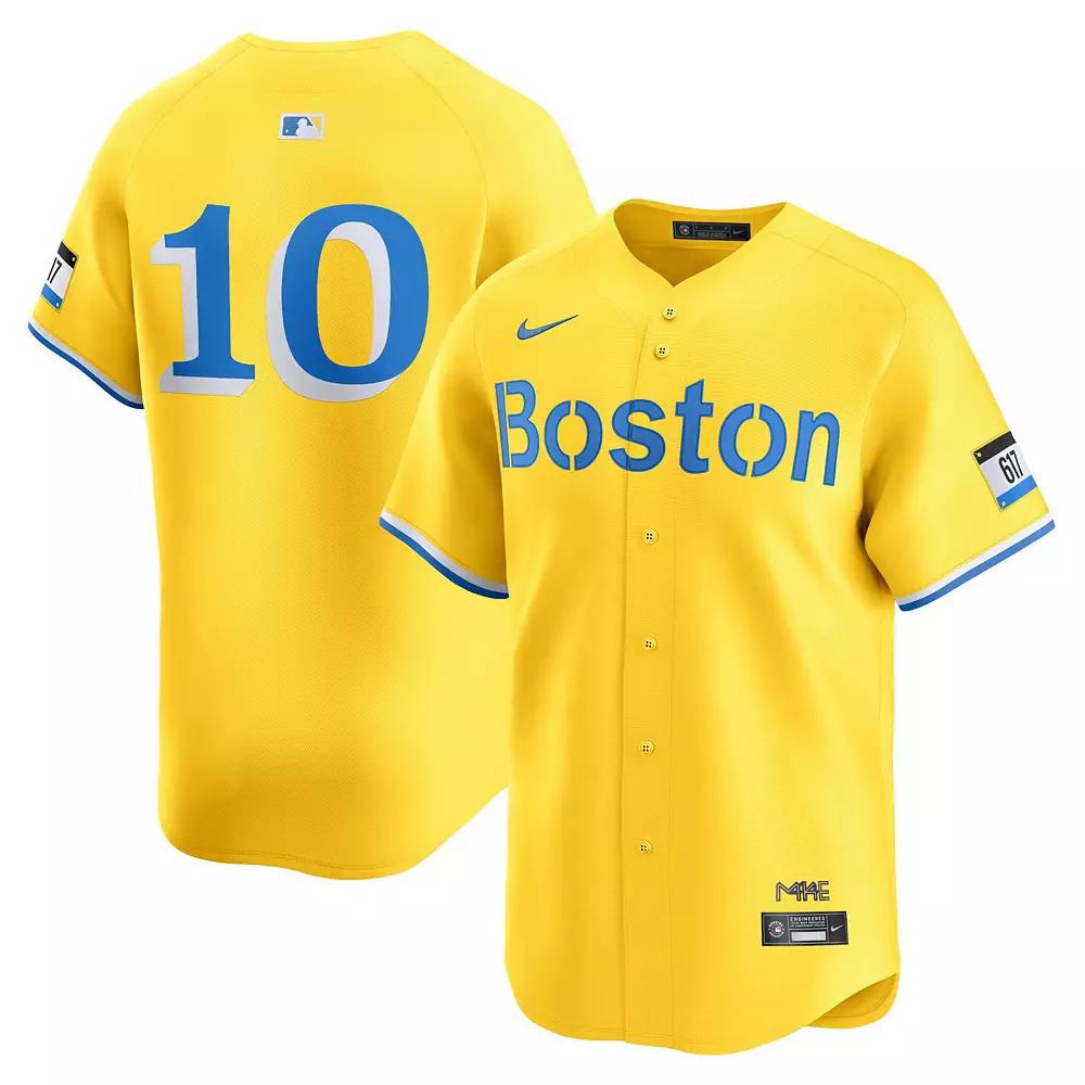 Men's Nike Trevor Story Gold Boston Red Sox City Connect Limited Player Jersey,  Product Image