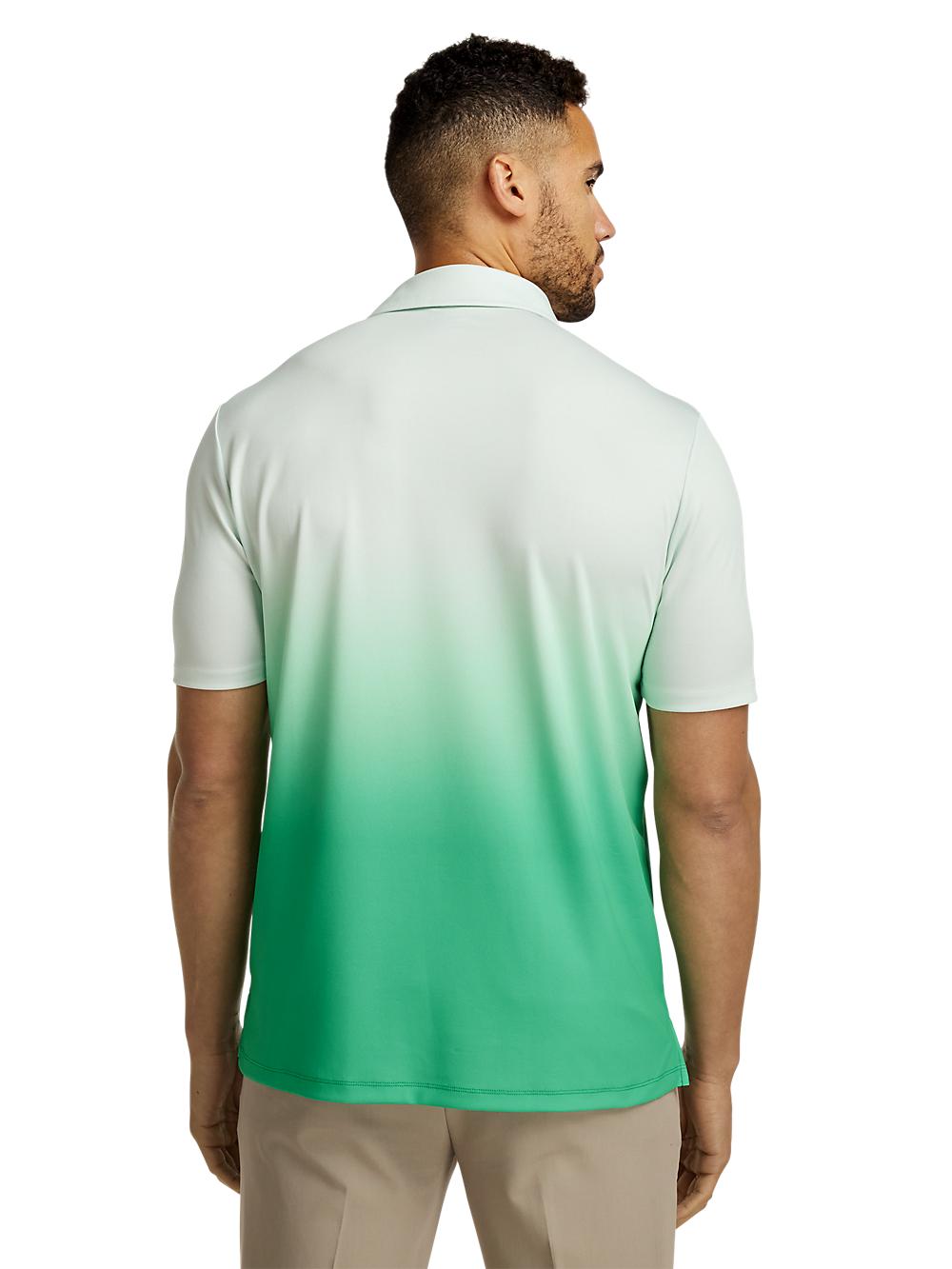 Performance Blend Three Button Polo - Green Product Image
