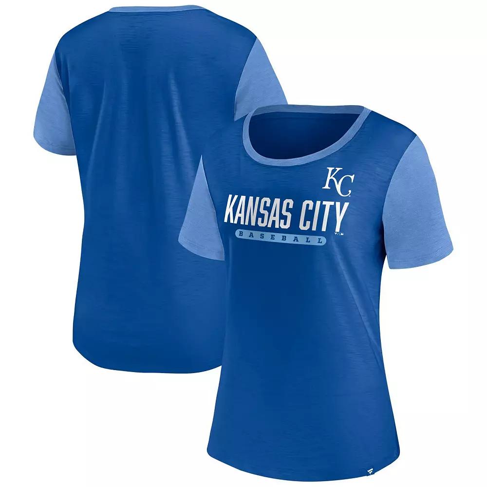 Women's Fanatics Branded Royal Kansas City Royals Mound T-Shirt,  Product Image