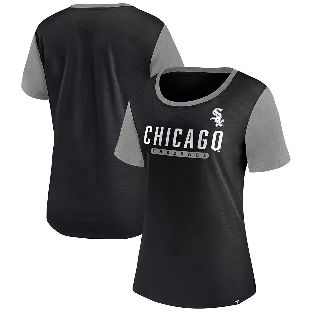 Women's Fanatics Branded Black Chicago White Sox Mound T-Shirt,  Product Image
