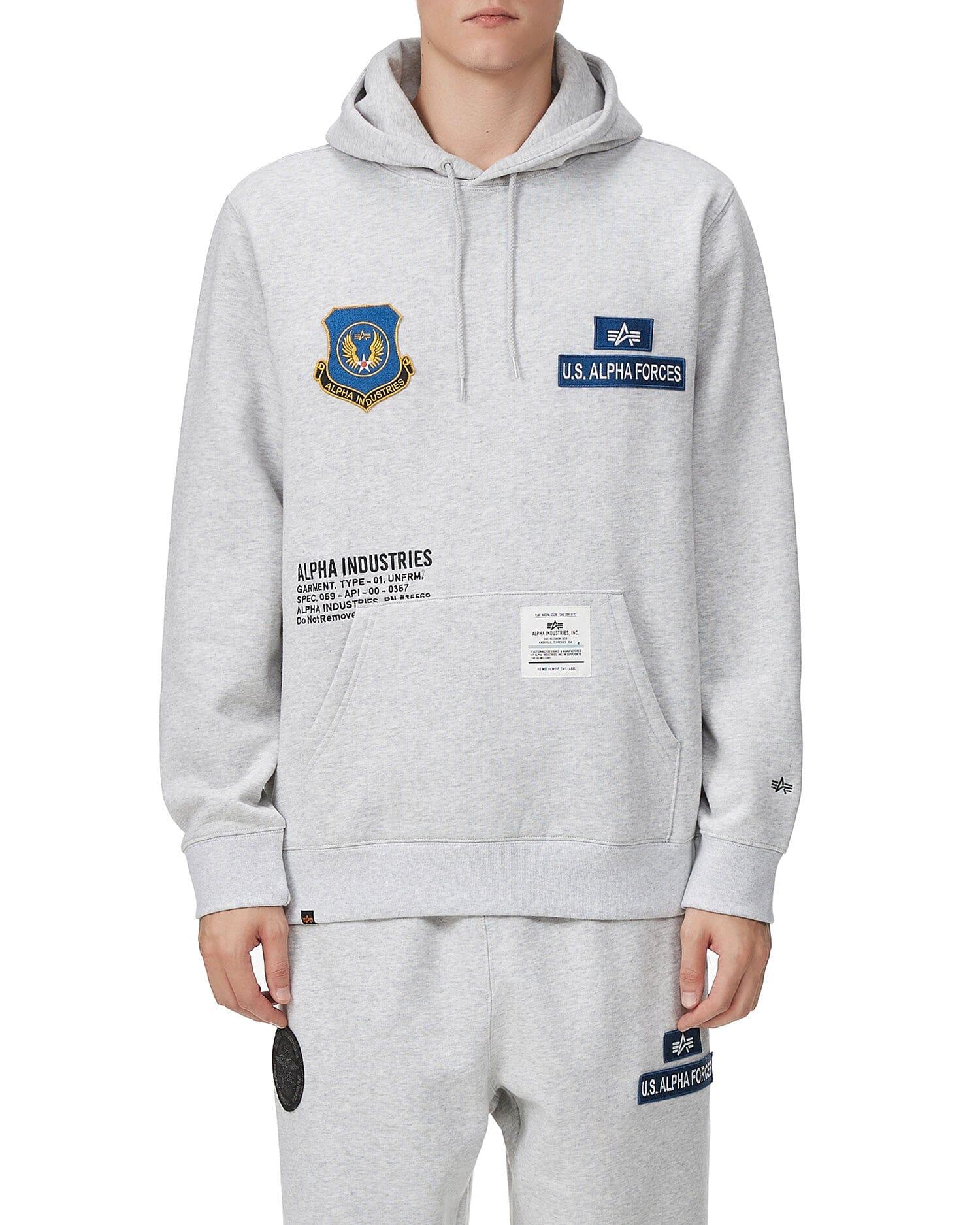 U.S. ALPHA FORCES BADGE HOODIE Male Product Image