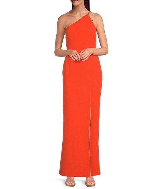 Belle by Badgley Mischka Winnie One Shoulder Dress Product Image