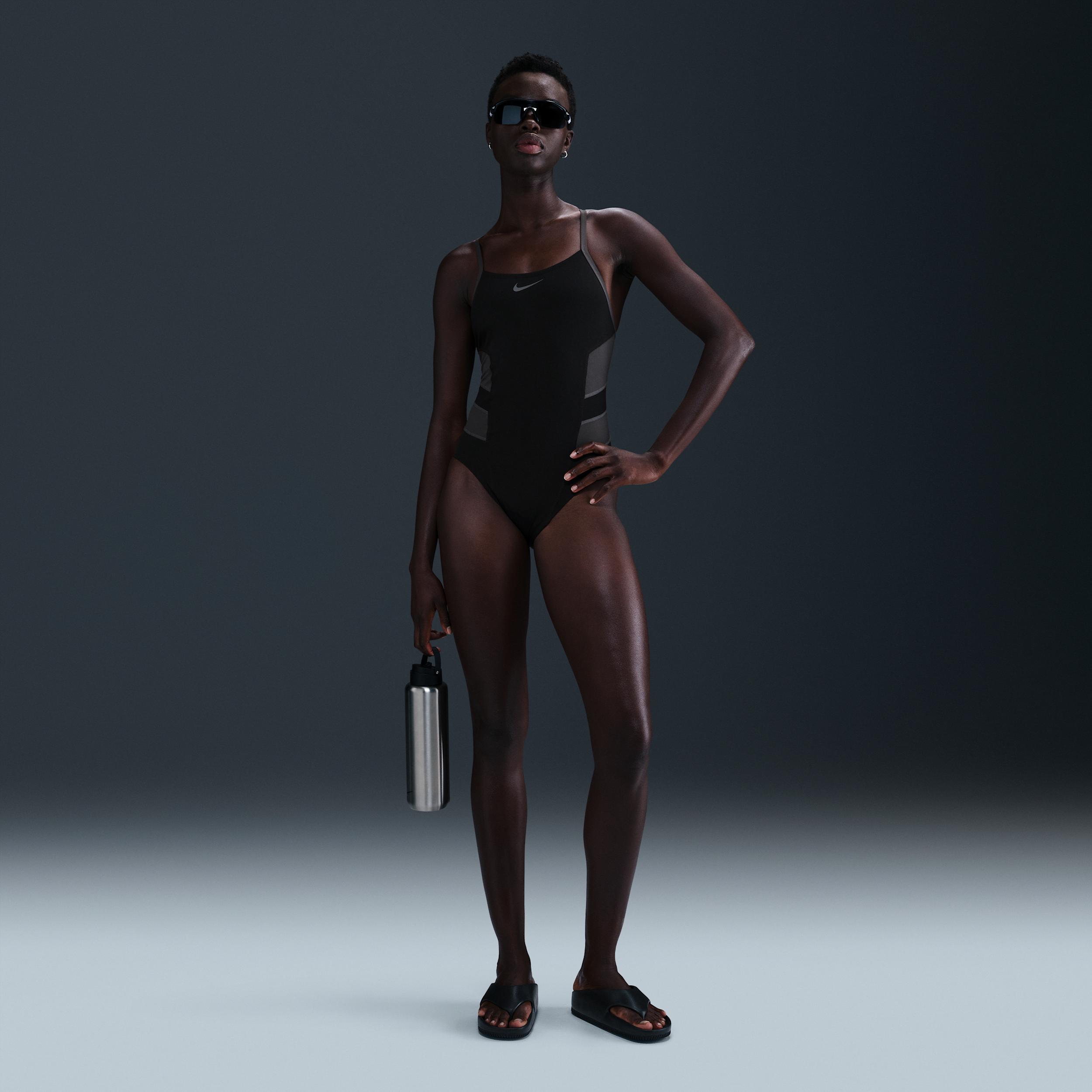 Nike Womens Swim HydraStrong Racerback One-Piece | NESSF026-001 Product Image