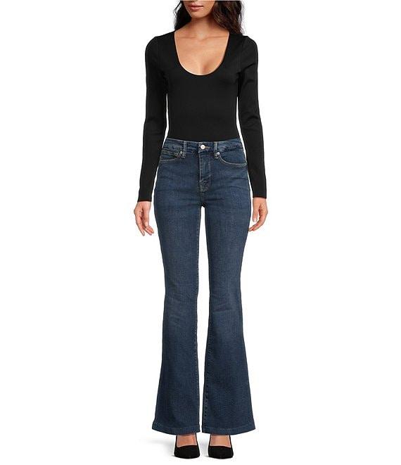 Good American Sculpting Scoop Neck Long Sleeve Bodysuit Product Image