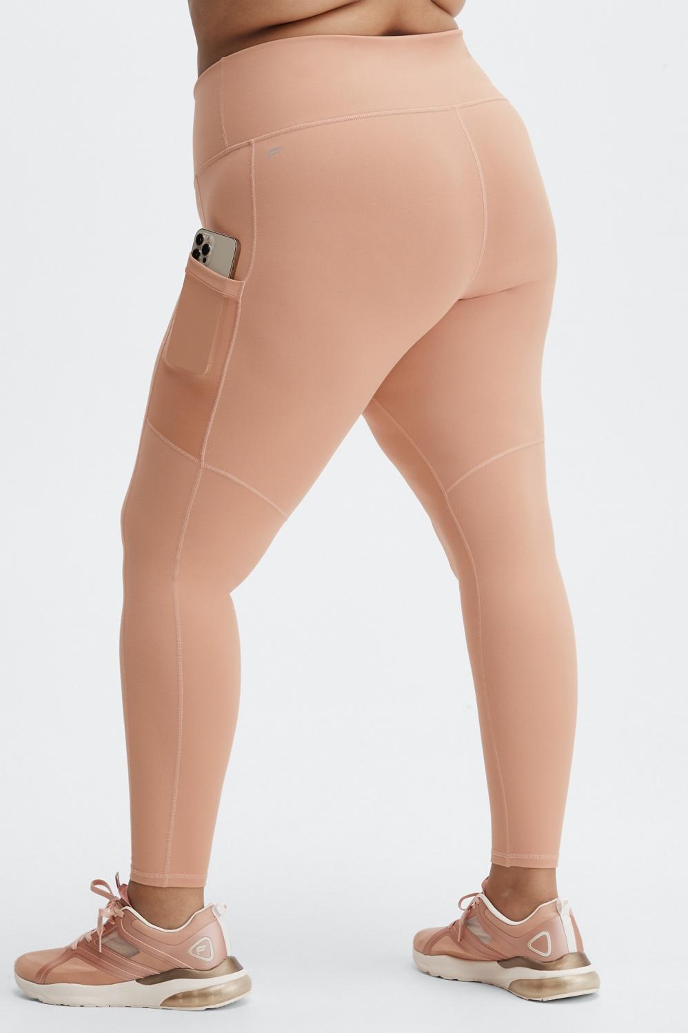 Fabletics On-The-Go High-Waisted Legging Womens Maplewood Size L Product Image