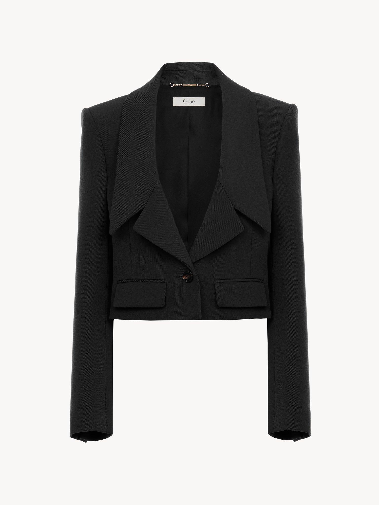 Heritage tailored jacket in wool gabardine Product Image