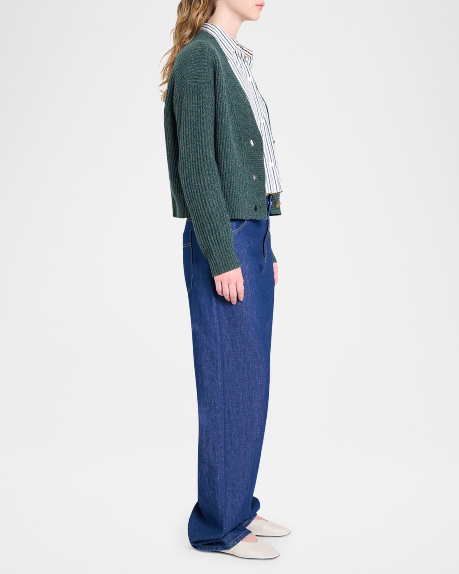 Cropped Cashmere Cardigan Product Image