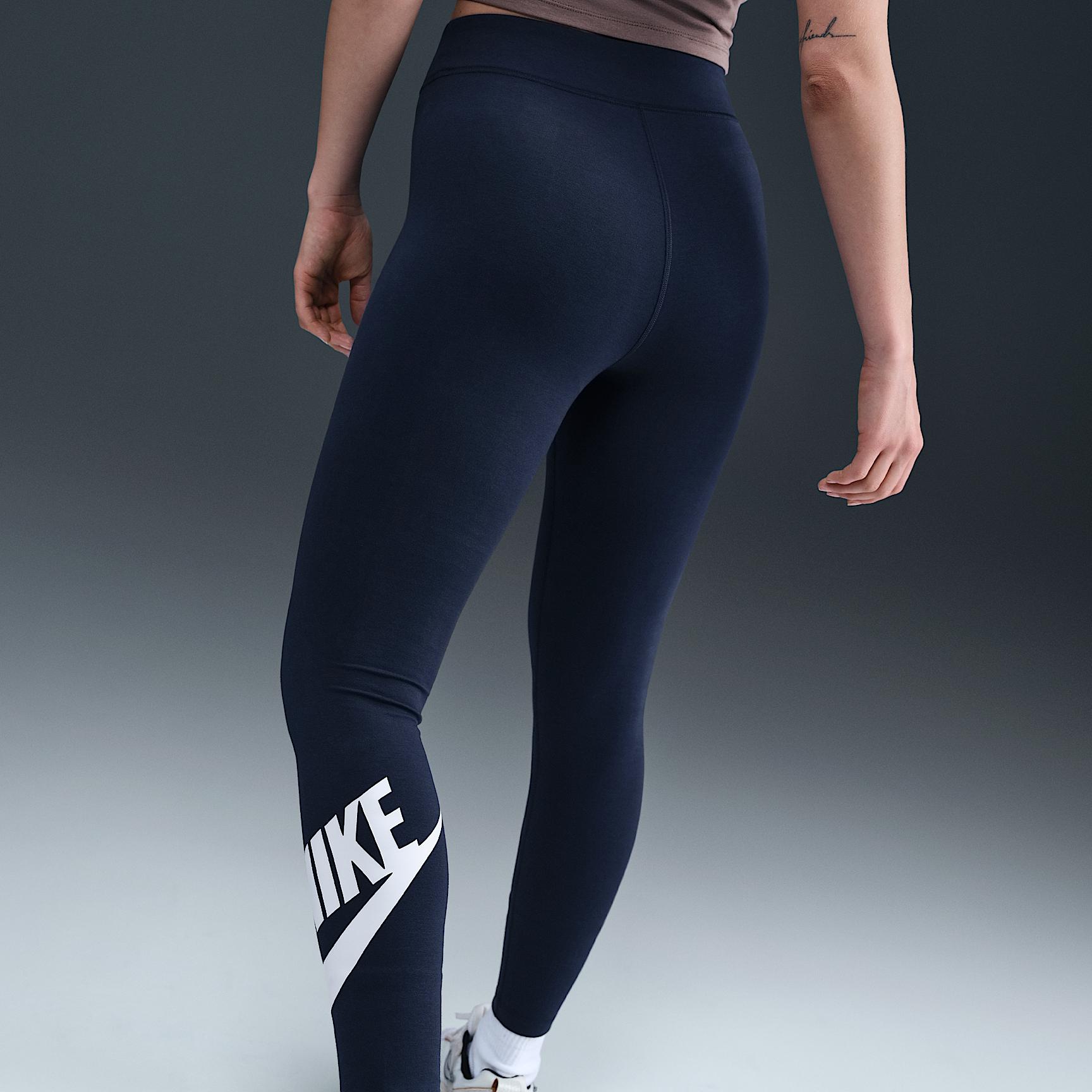 Womens Nike Sportswear Classics High-Waisted Graphic Leggings | DV7791-410 Product Image