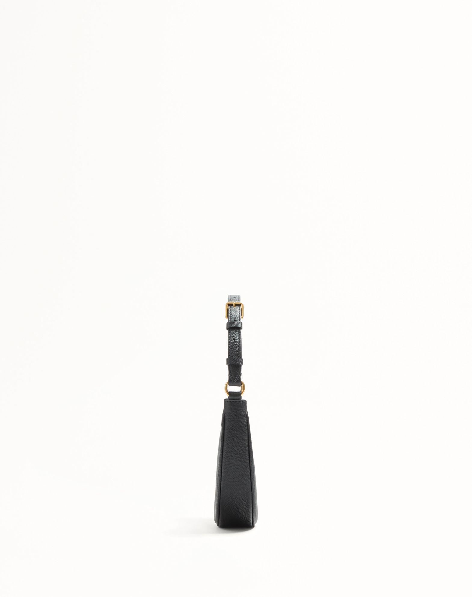 Vlogo Signature Mini Hobo Bag In Grainy Calfskin Product Image