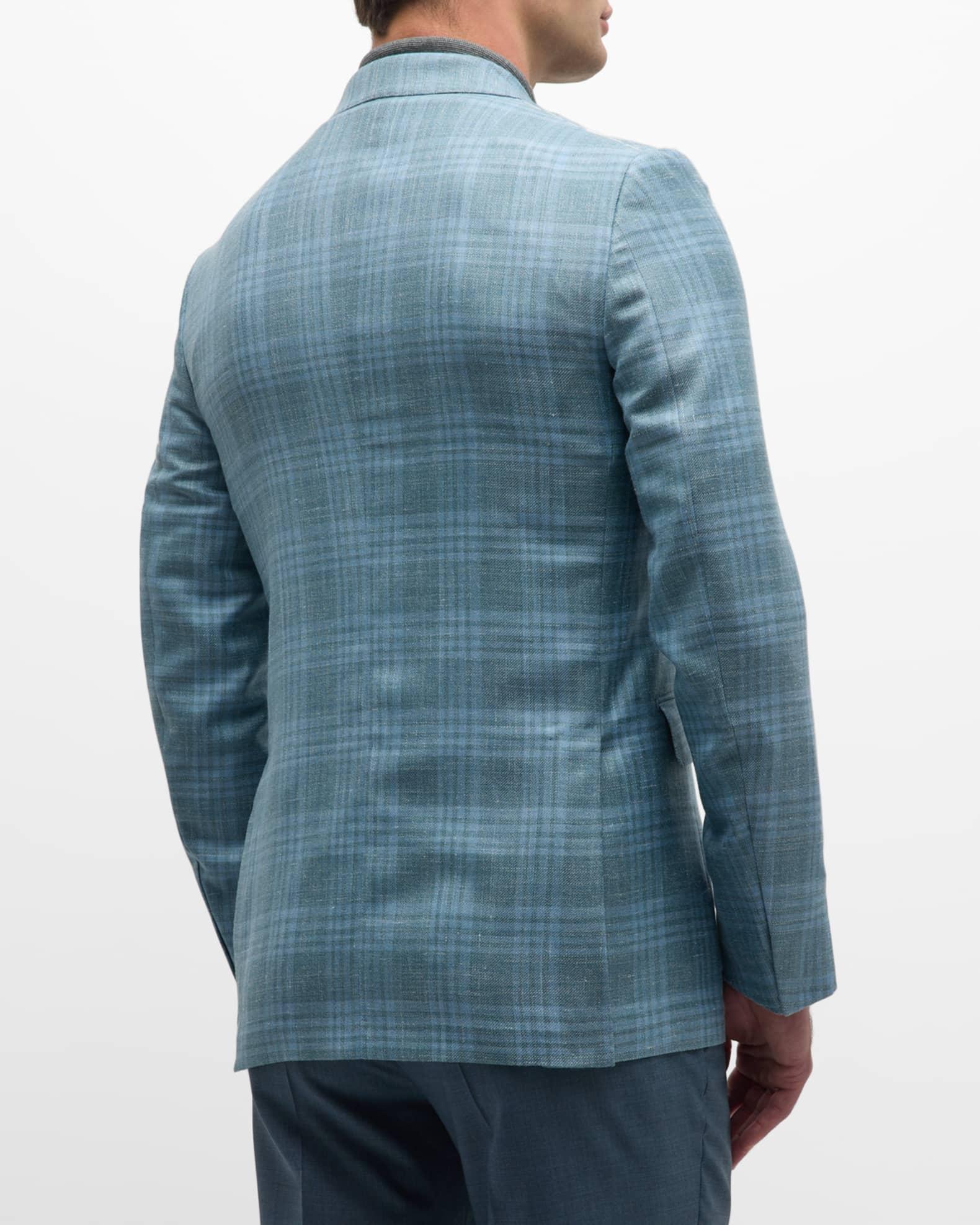 Men's Tonal Plaid Sport Coat Product Image