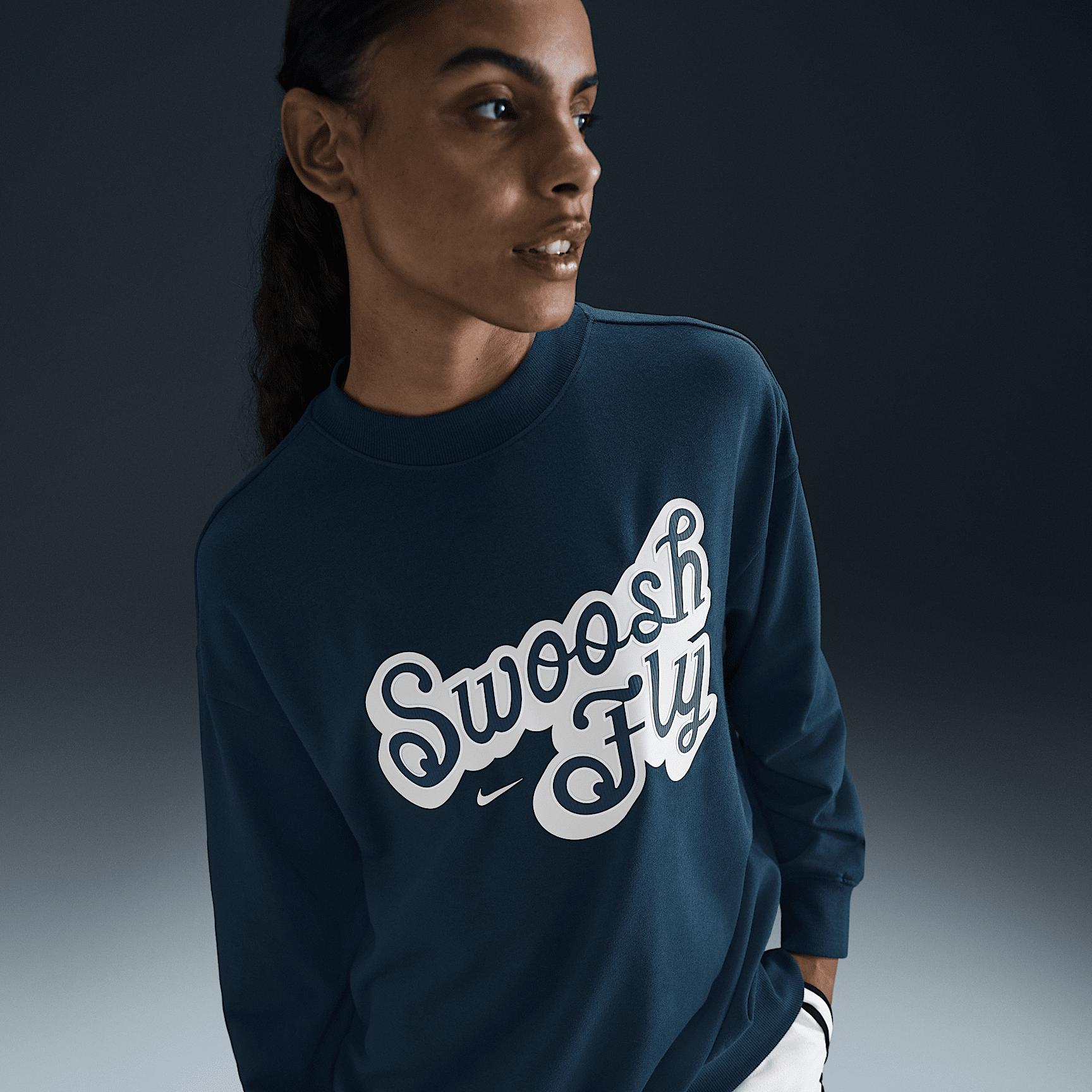 Nike Swoosh Fly Women's Dri-FIT Oversized French Terry Basketball Sweatshirt Product Image