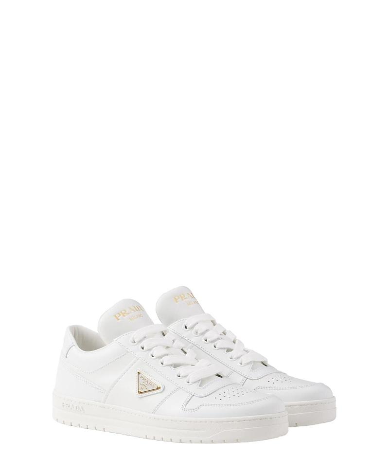 Prada Womens Downtown Leather Sneakers Product Image