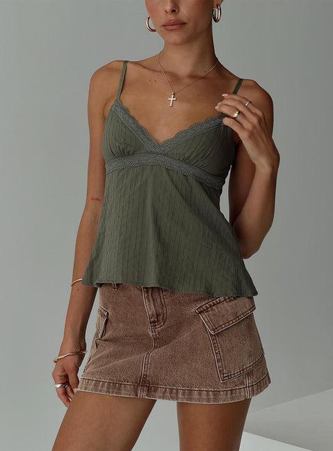 Lunya Top Green Product Image