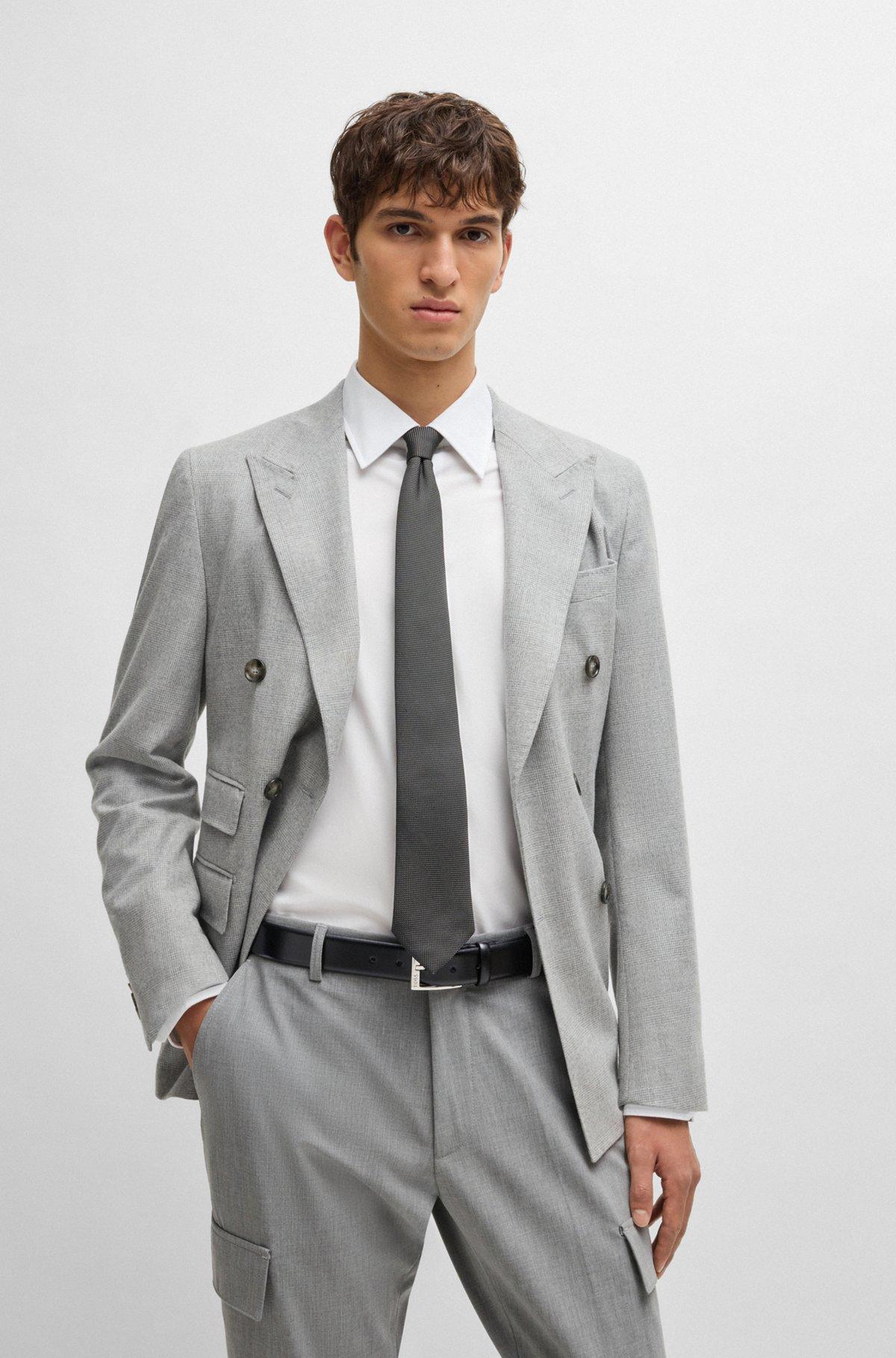 Branded-buckle belt made in Italy Product Image