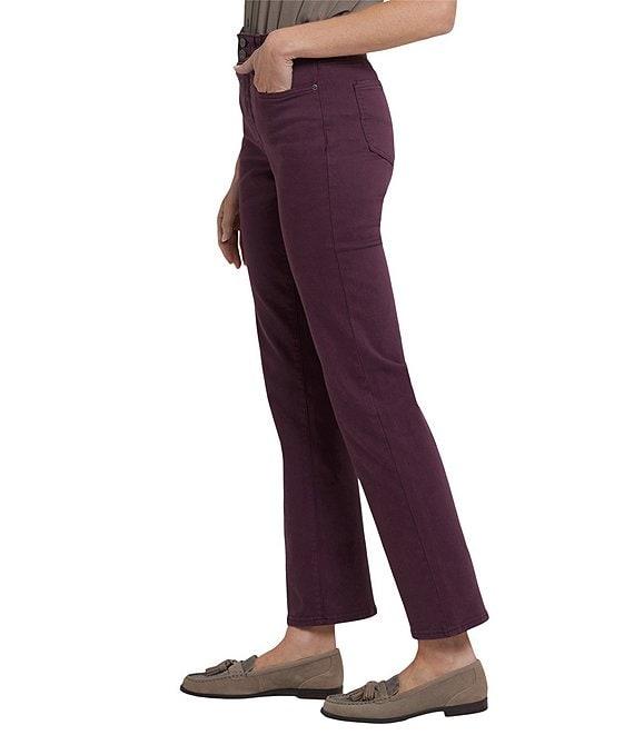 NYDJ Marilyn Straight Leg High-Rise Utility Pocket Jeans Product Image