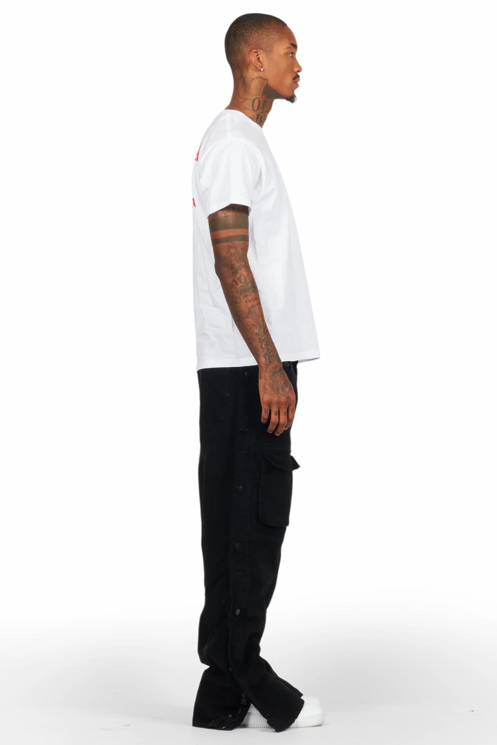 Lake White/Red Graphic T-Shirt Male Product Image