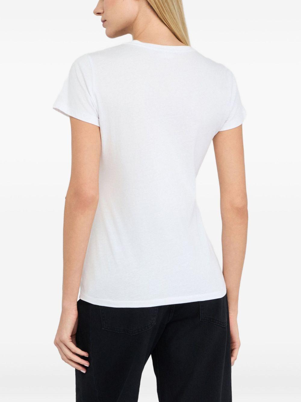 rhinestone-embellished logo T-shirt Product Image