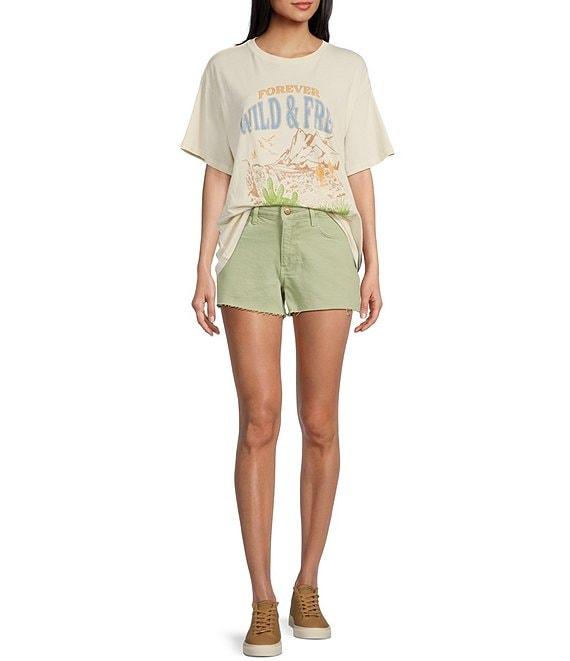 Wrangler® Mid Rise Vintage Inspired Shorts Product Image