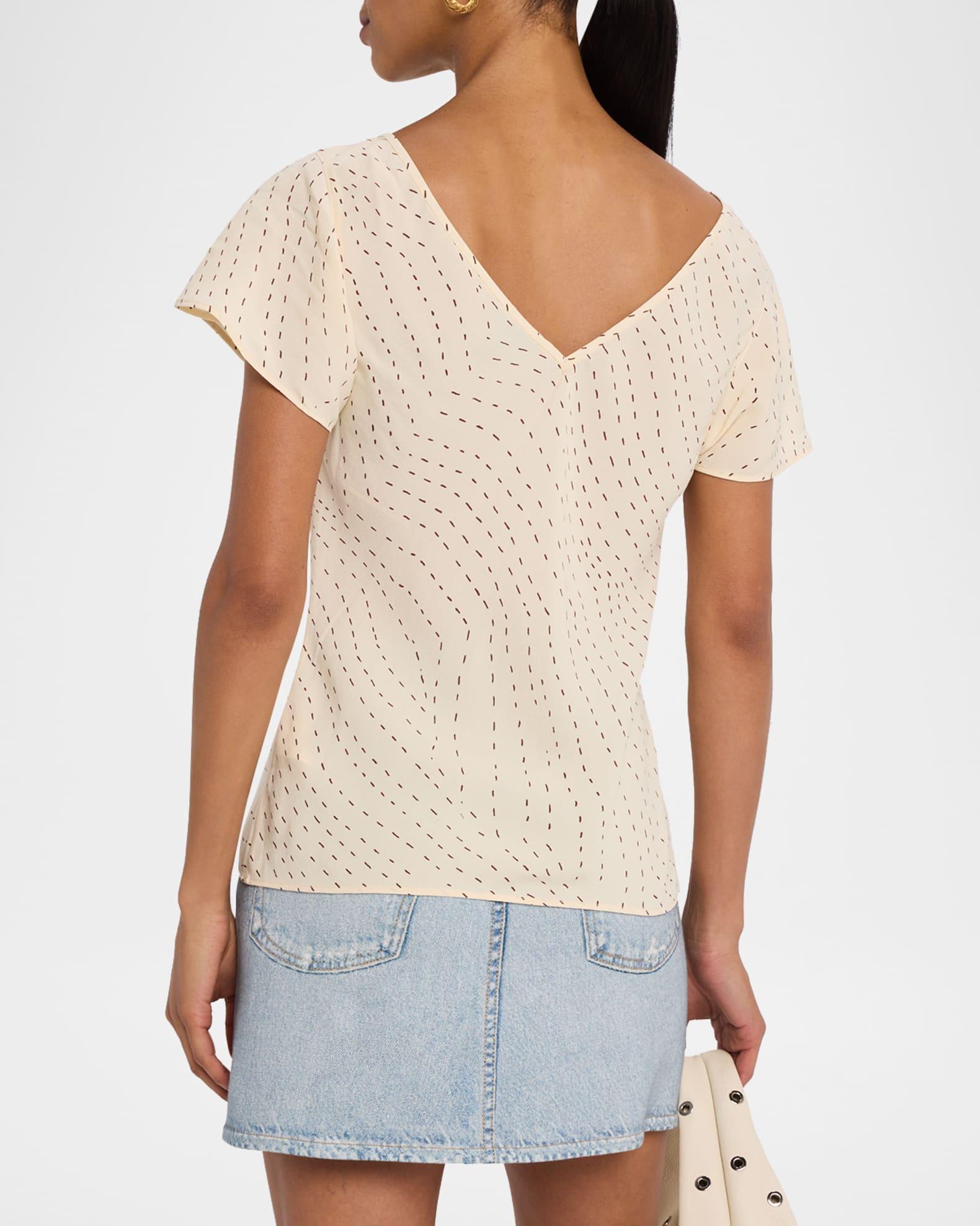 Yvonne V-Neck Top  Product Image