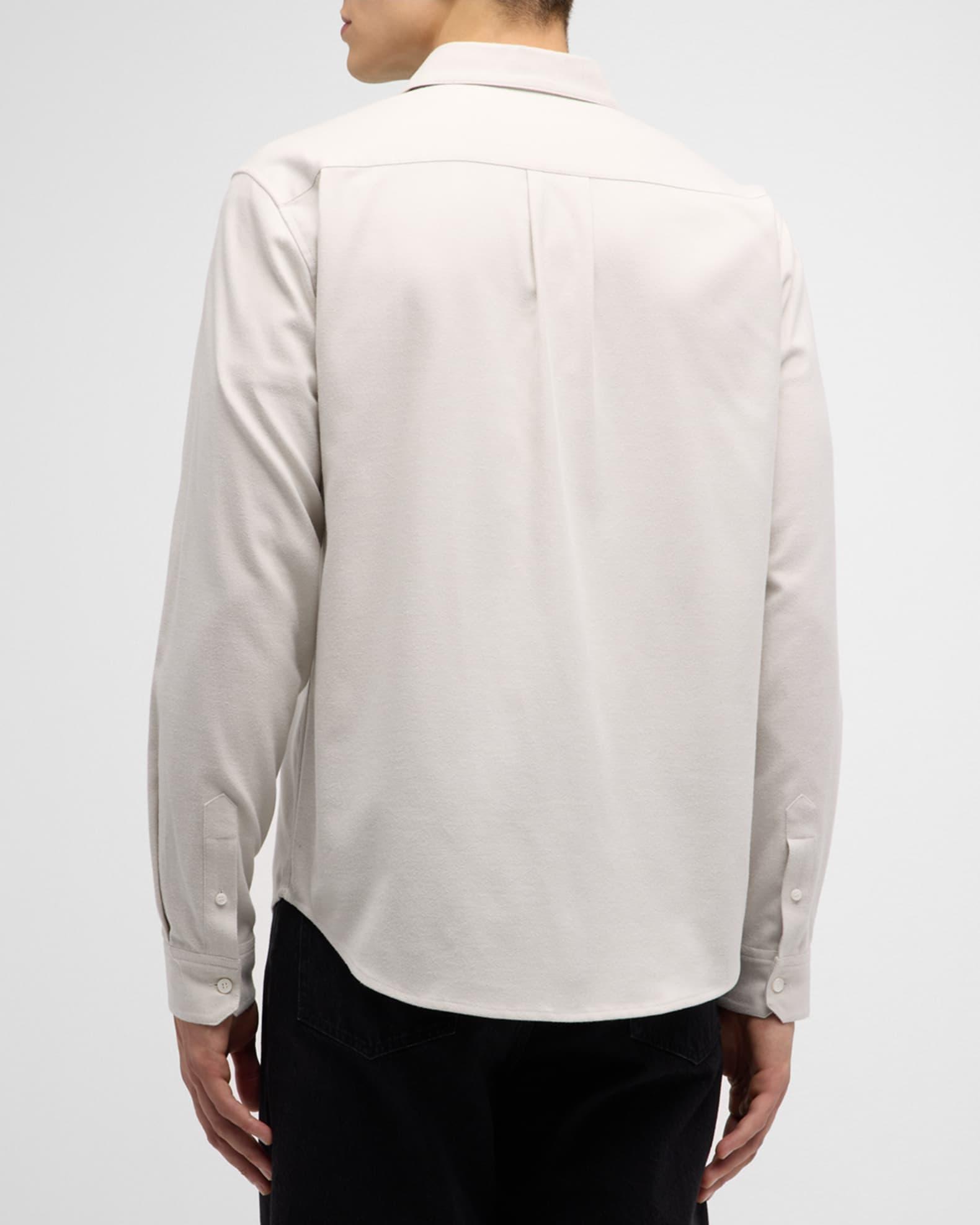 Men's Brushed Cotton Shirt Product Image