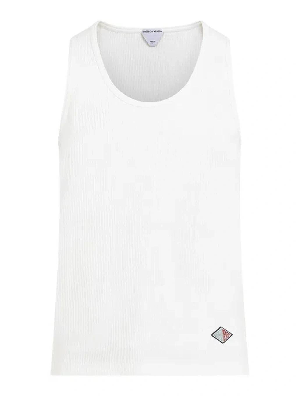 BOTTEGA VENETA Slim Fit Cotton T-shirt In White Product Image
